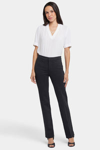 Slim Pants in Ponte Knit | Charcoal Heather | Pants | NYDJ