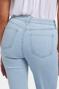 Chloe Skinny Capri Jeans In Cool Embrace® Denim With Roll Cuffs | Clear Water | Pants | NYDJ