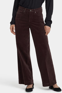 Teresa Wide Leg | Bitter Chocolate | Non Denim | NYDJ