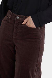 Teresa Wide Leg | Bitter Chocolate | Non Denim | NYDJ