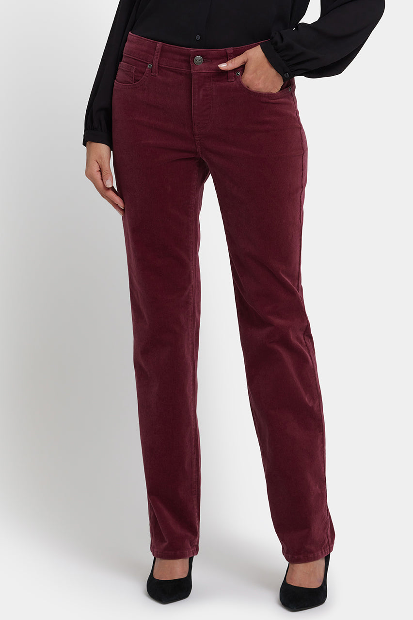 Marilyn Straight Pants | Sienna Red | Pants | NYDJ