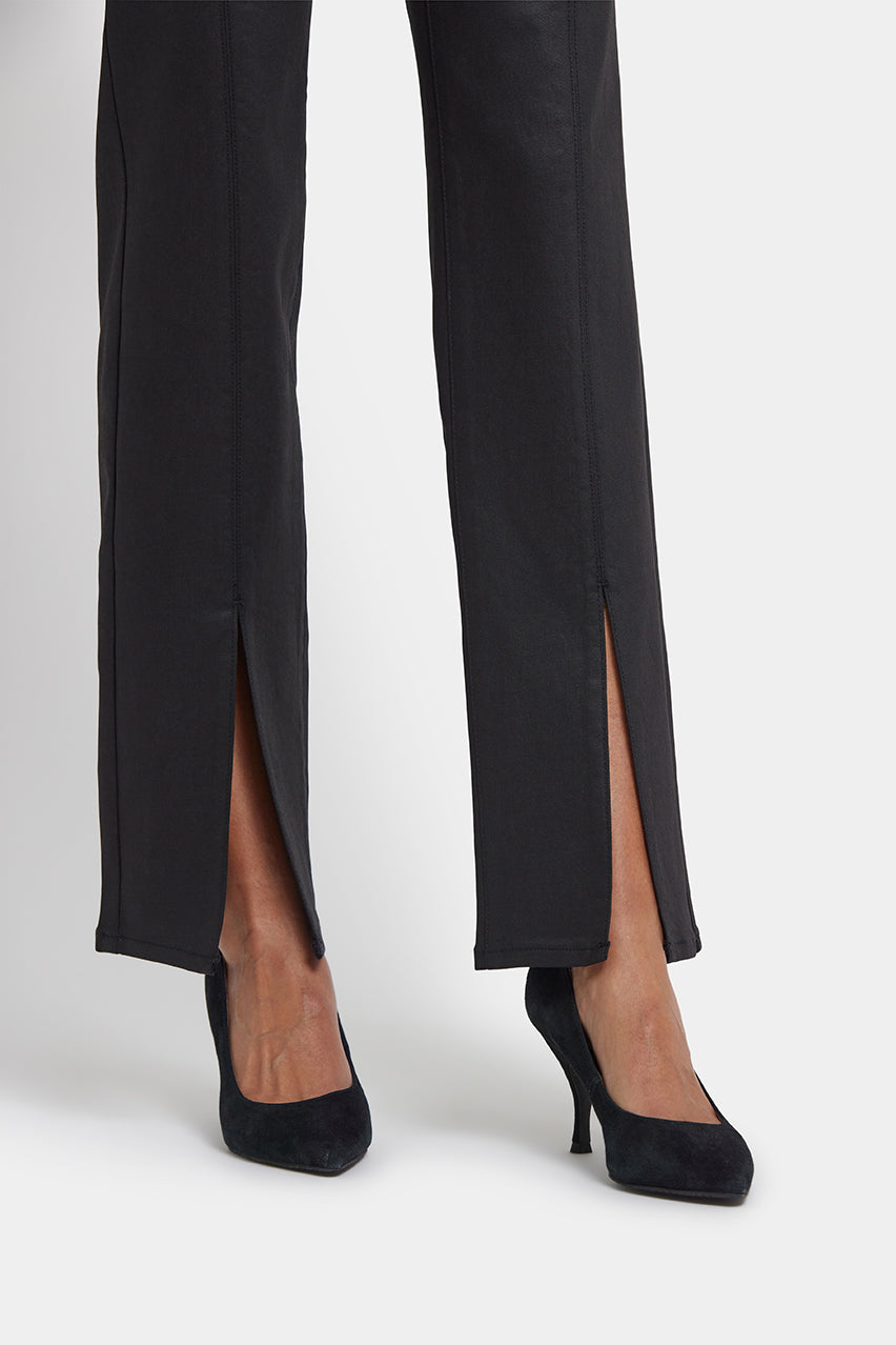 Marilyn Straight Jeans Black Coating Premium Denim | Black Coated | Pants | NYDJ
