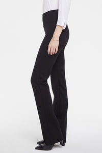 Pull-On Straight Pants Sculpt-Her™ Collection | Black | Non Denim | NYDJ