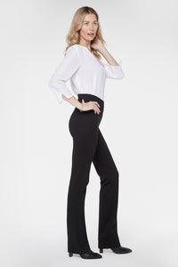 Pull-On Straight Pants Sculpt-Her™ Collection | Black | Non Denim | NYDJ