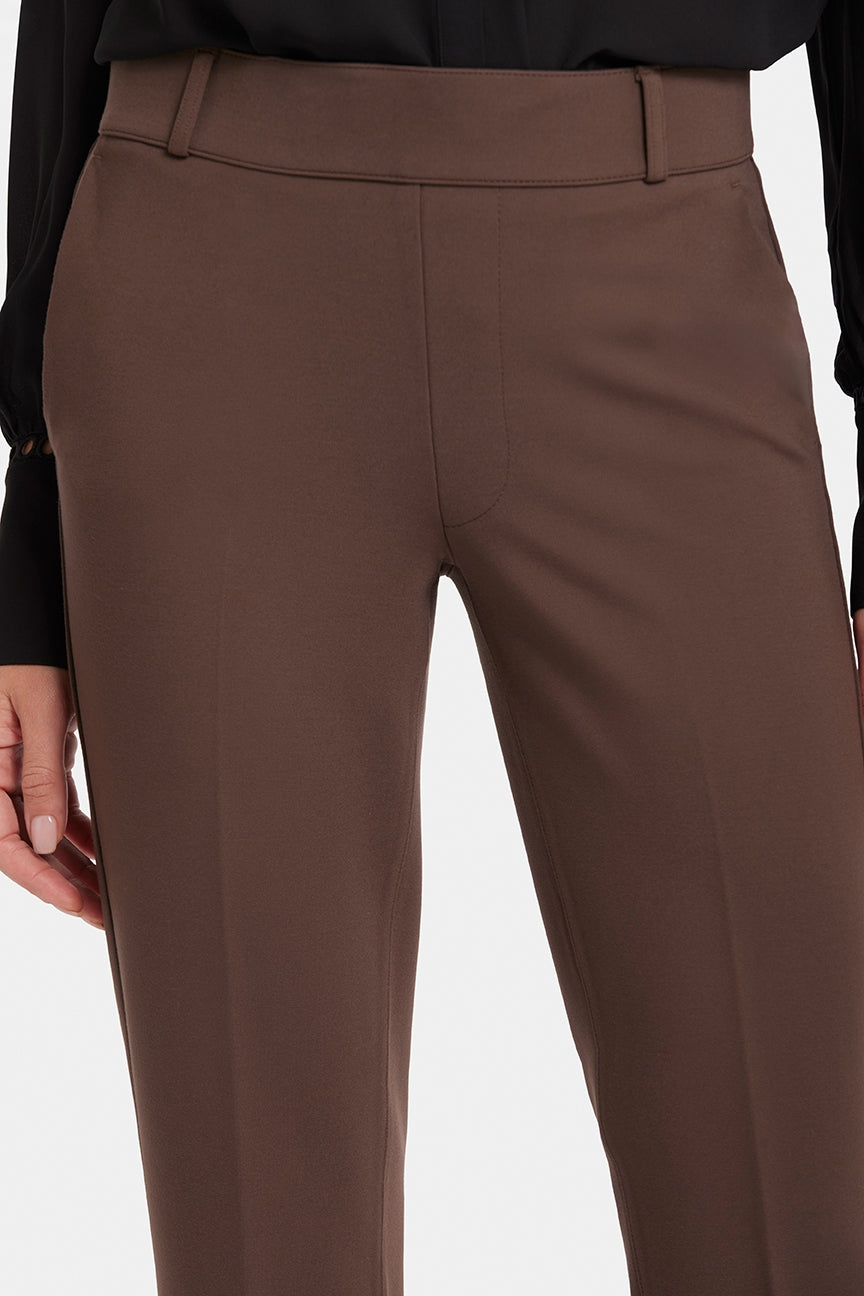 Flare Pull-On Sculpt-Her Trouser Brown | NYDJ NYDJ UK Flare Pull-On Sculpt-Her Trouser Brown | NYDJ NYDJ UK