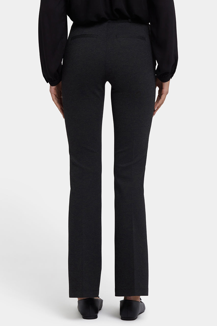 Pull On Flare Leg Trouser | Charcoal Heather | Non Denim | NYDJ