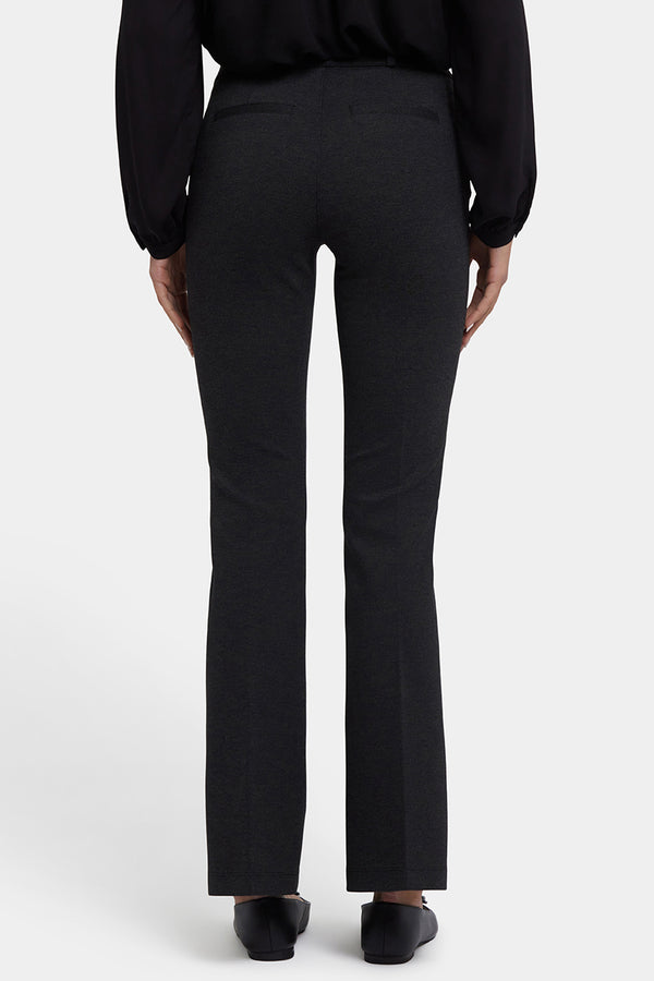 Pull On Flare Leg Trouser | Charcoal Heather | Non Denim | NYDJ