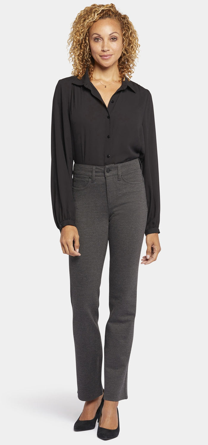 Marilyn Straight | Charcoal Heather | Pants | NYDJ