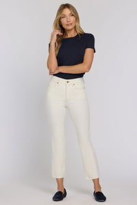 Billie Mini Bootcut Ankle Jeans In Cool Embrace® Denim With High Rise | Vintage White | Denim | NYDJ