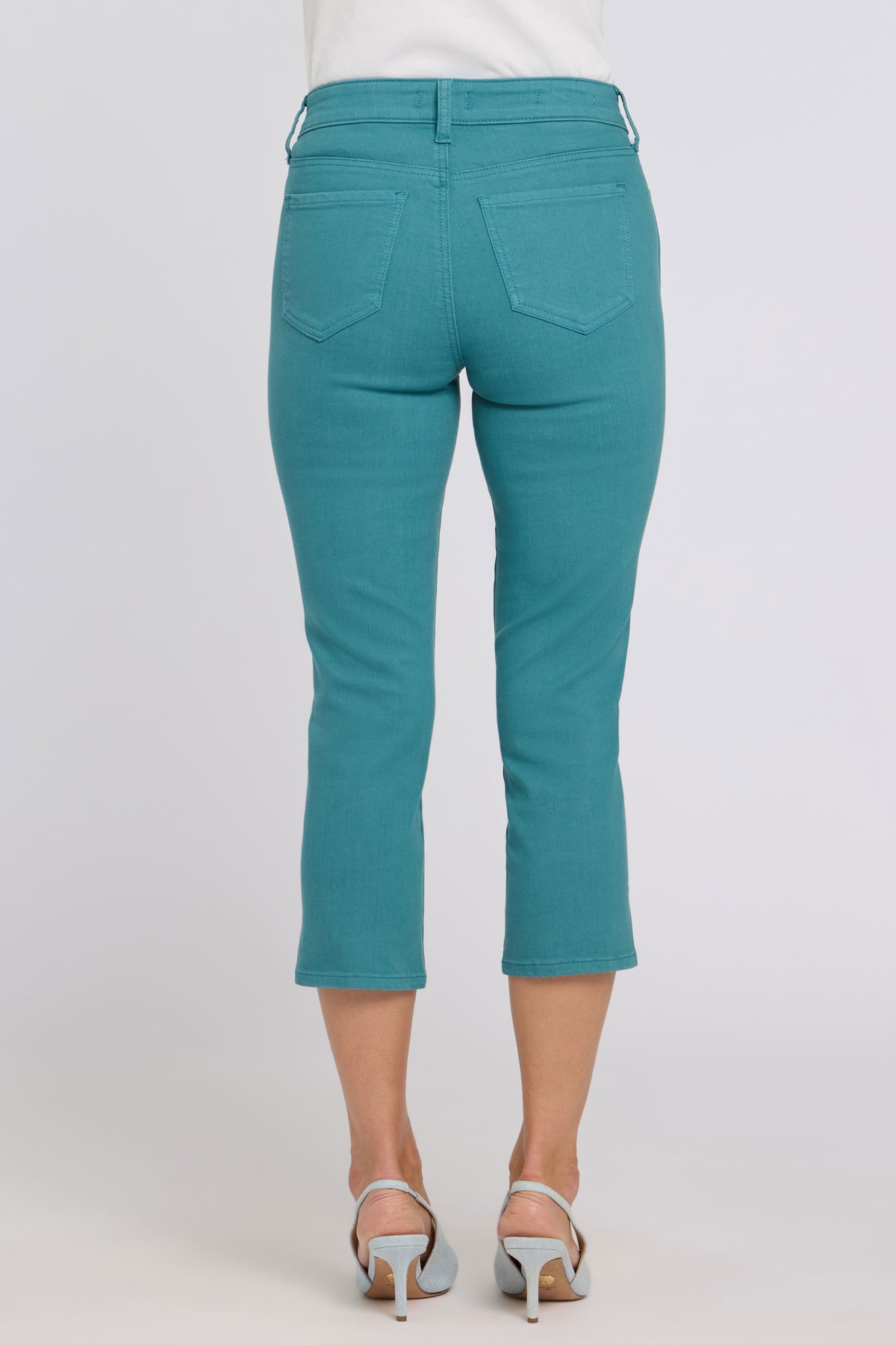 Chloe Capri Jeans In Cool Embrace® Denim | Harbor Blue | Denim | NYDJ