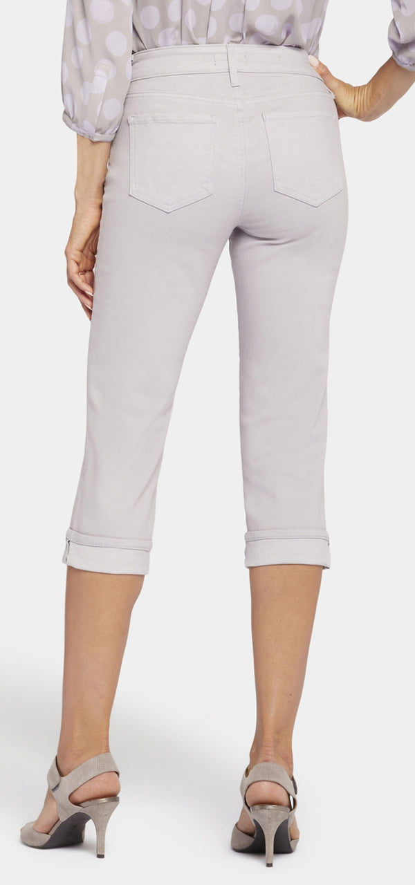 Marilyn Crop Cuff Jeans Lila Cool Embrace® Denim | Pearl Grey | Pants | NYDJ