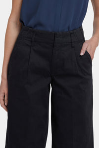 Mona Wide Leg Jeans With High Rise | Black | Pants | NYDJ