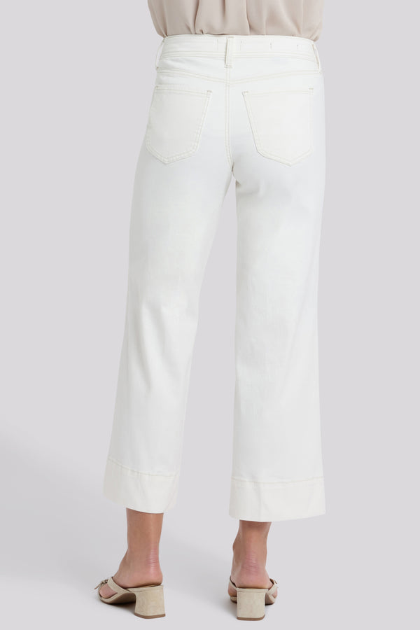 Teresa Wide Leg Ankle Jeans | Vintage White | Denim | NYDJ