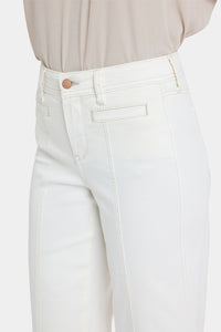 Teresa Wide Leg Ankle Jeans | Vintage White | Denim | NYDJ