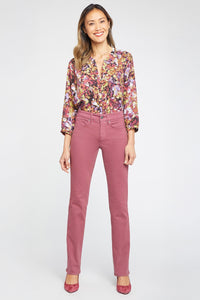 Marilyn Straight Jeans Red Premium Denim | Husk | Pants | NYDJ