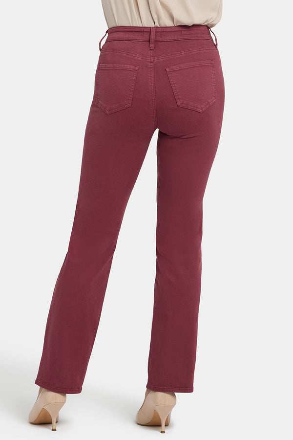 Marilyn Straight | True Burgundy | Pants | NYDJ