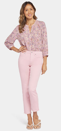 Sheri Slim Ankle Jeans Pink Coloured Denim | Aphrodite | Pants | NYDJ