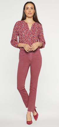 Sheri Slim Jeans Red Coloured Denim | Husk | Pants | NYDJ