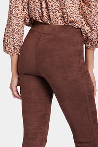Basic Legging Dark Brown Faux Suede | Dark Chocolate | Non Denim | NYDJ