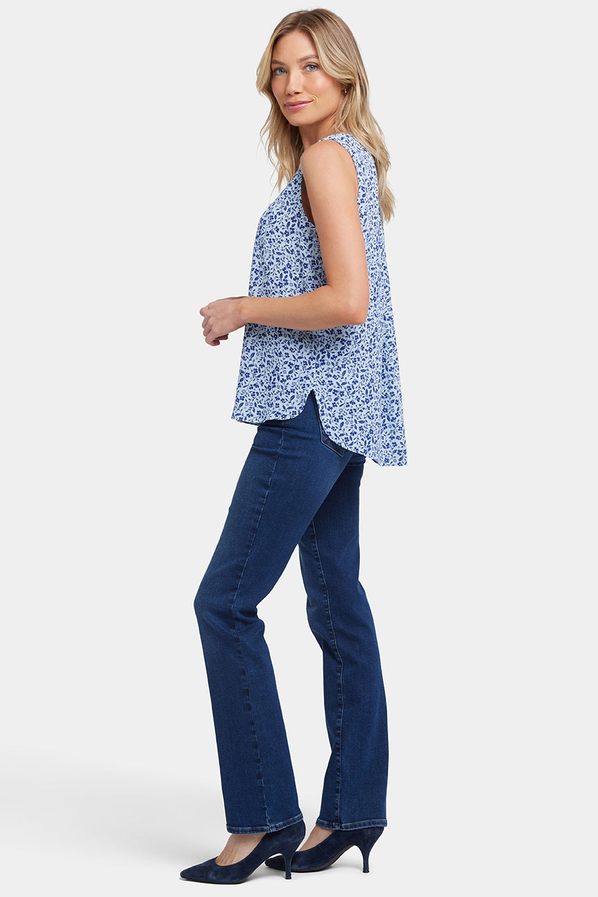 Sleeveless Pintuck Blouse Floral Print | Placida | Top | NYDJ