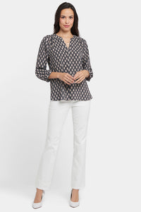 Pintuck Blouse | Roca Lissa | Blouse | NYDJ