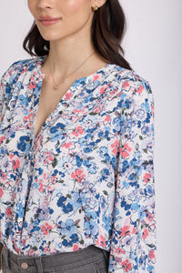 Pintuck Blouse | Desert Blooms | Blouse | NYDJ