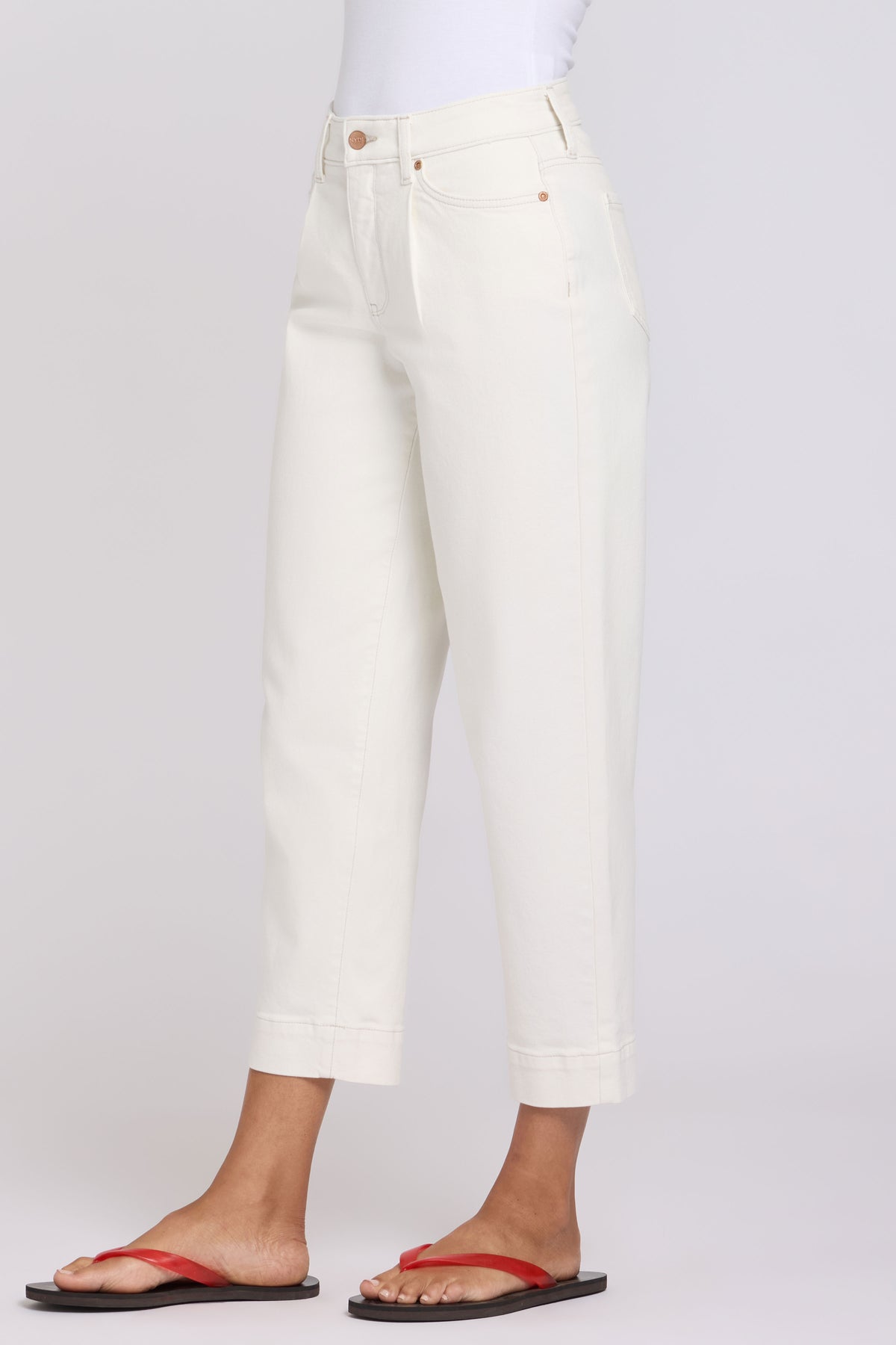 Balloon Ankle Jeans | Vintage White | Pants | NYDJ
