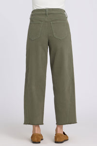 Alyssa Relaxed Crop Jeans | Desert Green | Pants | NYDJ