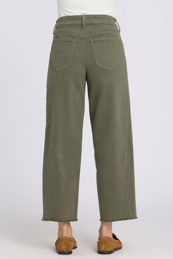 Alyssa Relaxed Crop Jeans | Desert Green | Pants | NYDJ