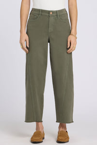 Alyssa Relaxed Crop Jeans | Desert Green | Pants | NYDJ