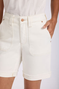 Diana Relaxed Denim Shorts | Vintage White | Shorts | NYDJ