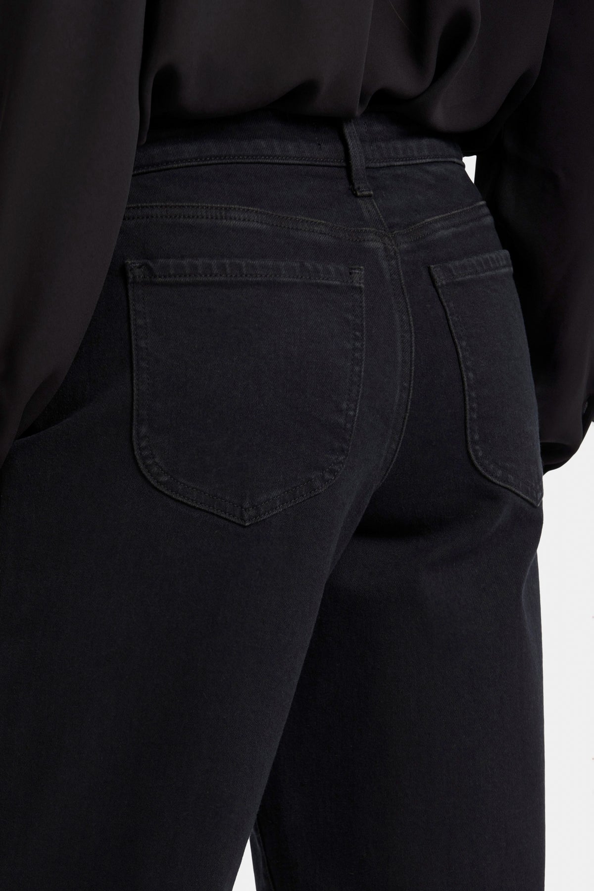 Jemma Barrel Jeans Black Premium Denim | Night Tides | Denim | NYDJ