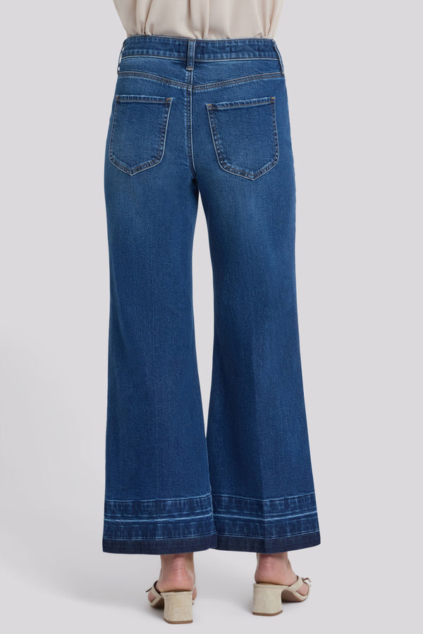 Mia Palazzo Ankle Jeans With High Rise | Trail Lands | Denim | NYDJ
