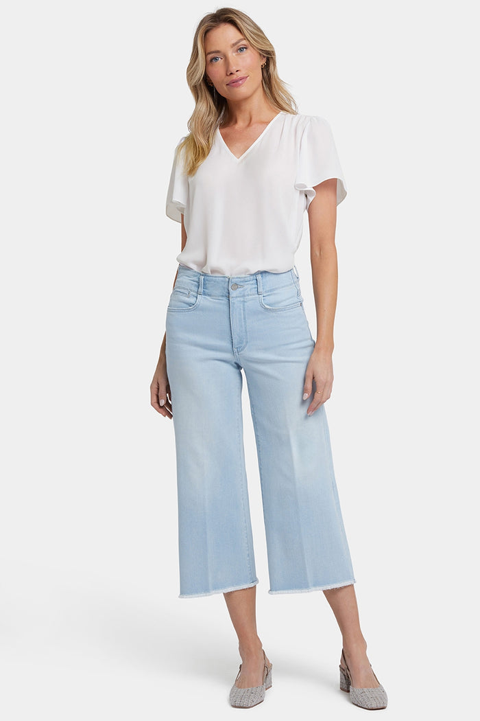 Brigitte Wide Leg Capri | Clear Water | Pants | NYDJ