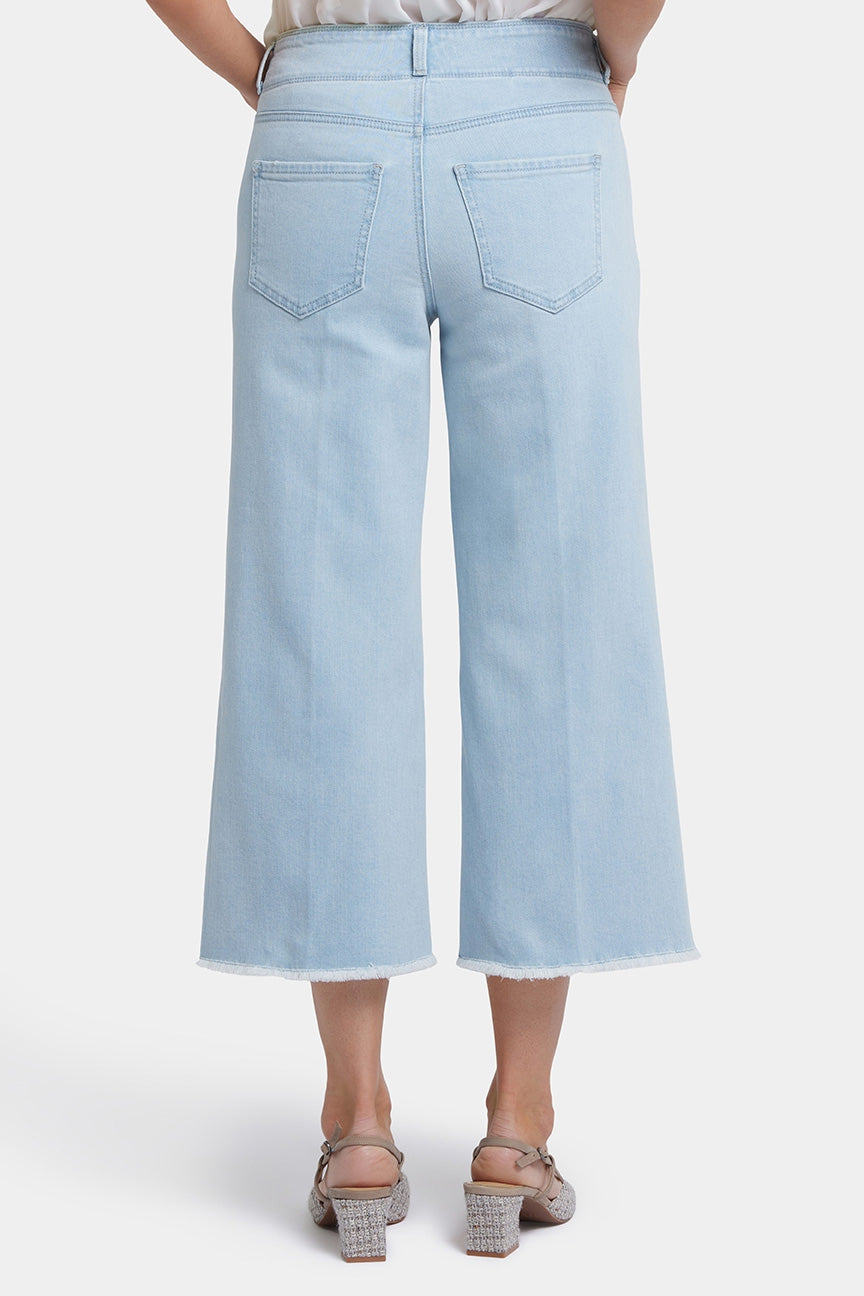 Brigitte Wide Leg Capri | Clear Water | Pants | NYDJ