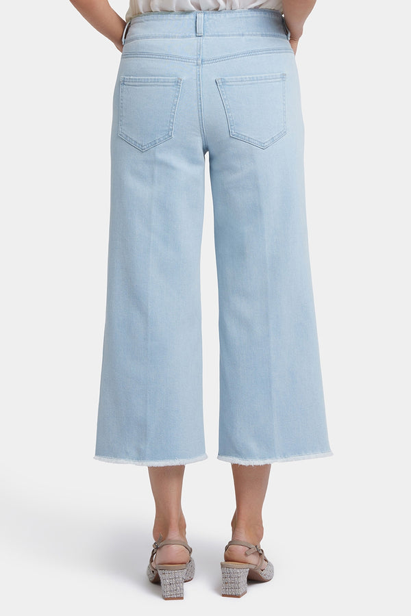 Brigitte Wide Leg Capri | Clear Water | Pants | NYDJ