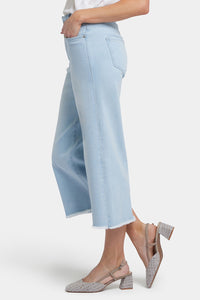 Brigitte Wide Leg Capri | Clear Water | Pants | NYDJ