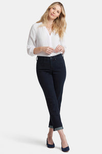 Margot Girlfriend Jeans Dark Blue Premium Denim | Midnight Falls | Denim | NYDJ