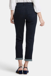 Margot Girlfriend Jeans Dark Blue Premium Denim | Midnight Falls | Denim | NYDJ