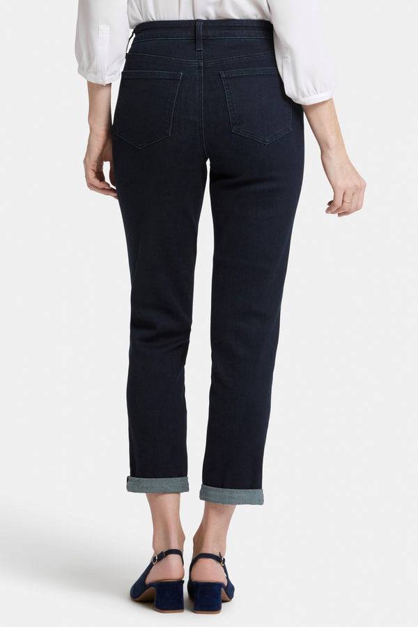Margot Girlfriend Jeans Dark Blue Premium Denim | Midnight Falls | Denim | NYDJ