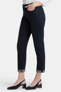 Margot Girlfriend Jeans Dark Blue Premium Denim | Midnight Falls | Denim | NYDJ