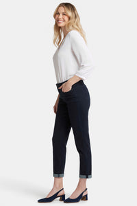 Margot Girlfriend Jeans Dark Blue Premium Denim | Midnight Falls | Denim | NYDJ