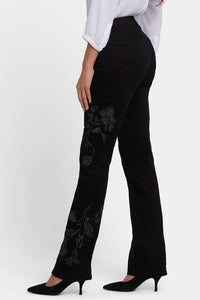 Marilyn Straight Jeans | Black Rinse | Denim | NYDJ