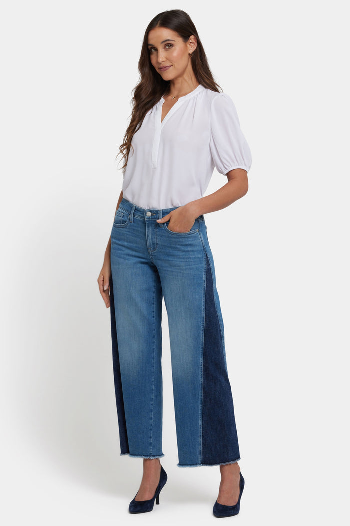 Teresa Wide Leg Ankle | Avenue Blue | Denim | NYDJ