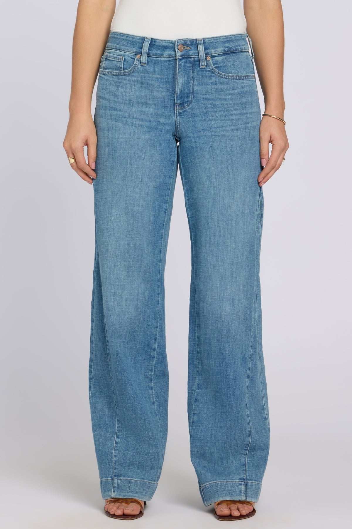 Teresa Wide Leg Jeans | Dawn Rock | Denim | NYDJ