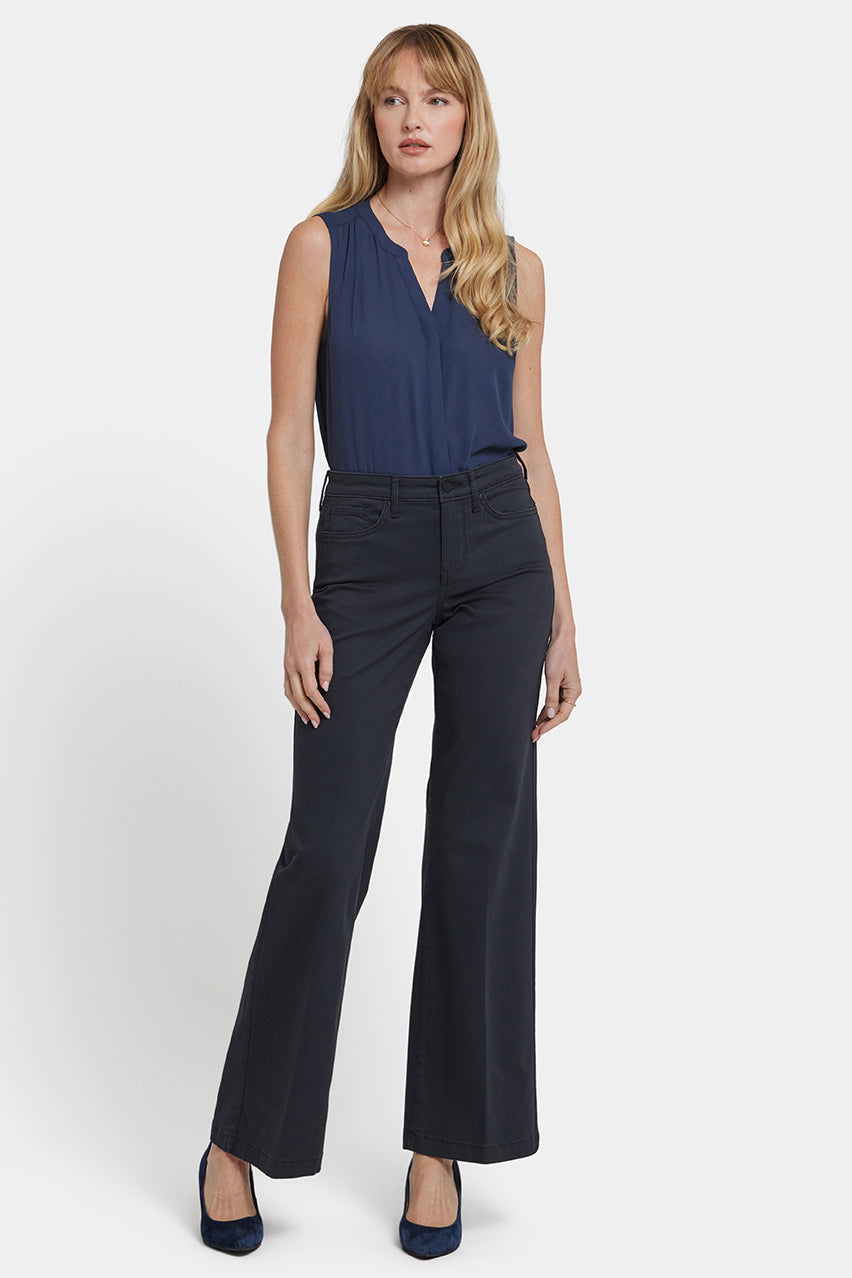 Teresa Wide Leg | Black | Denim | NYDJ
