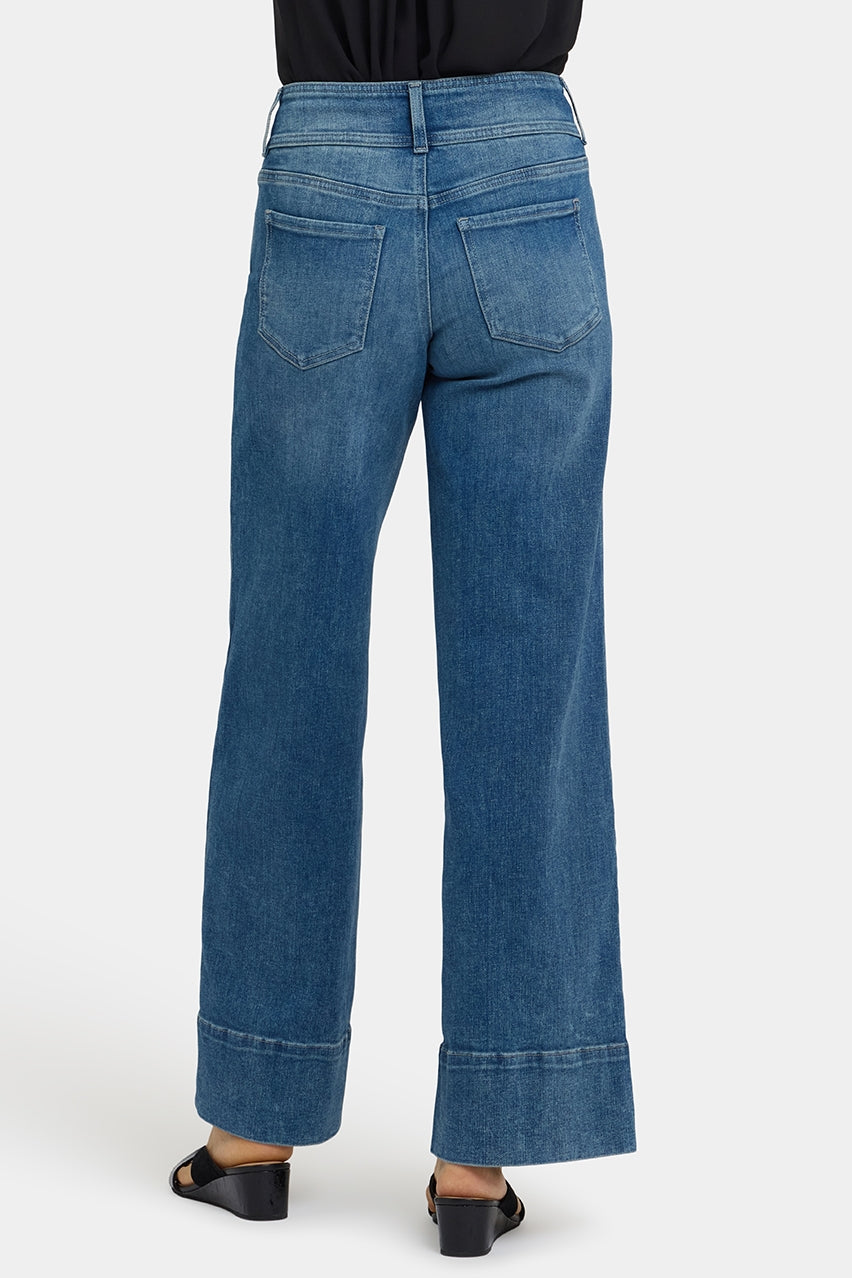 Teresa Wide Leg Jeans In Re-New Denim | Breezy Palms | Denim | NYDJ