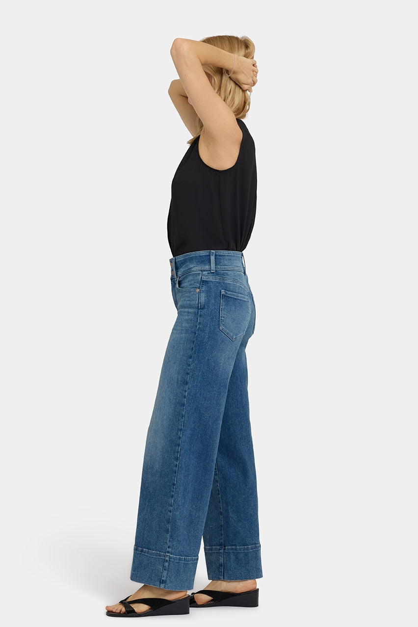 Teresa Wide Leg Jeans In Re-New Denim | Breezy Palms | Denim | NYDJ
