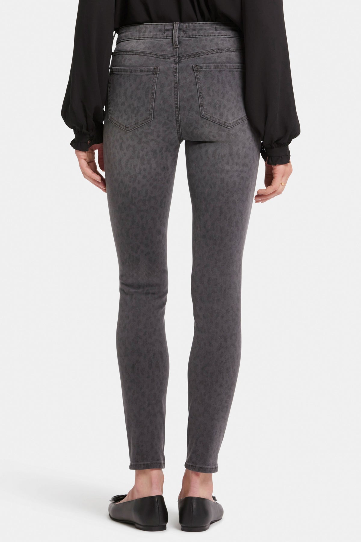 Ami Skinny Jeans Grey Leopard Print | Wild Spirit | Denim | NYDJ