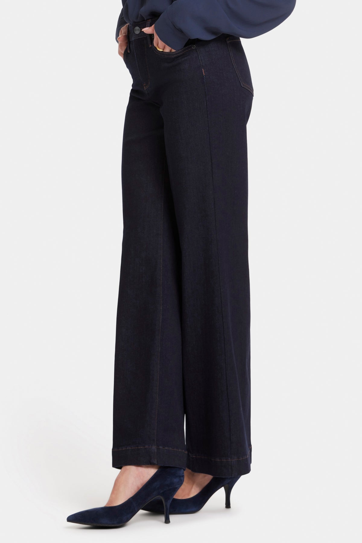 Teresa Wide Leg Jeans Indigo Blue Premium Denim | Magical | Denim | NYDJ